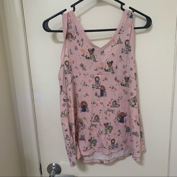 Disney Princess Pajama Top, Disney Princess Shirt, Disney Pajama, Disney Shirt - Picture 5 of 5